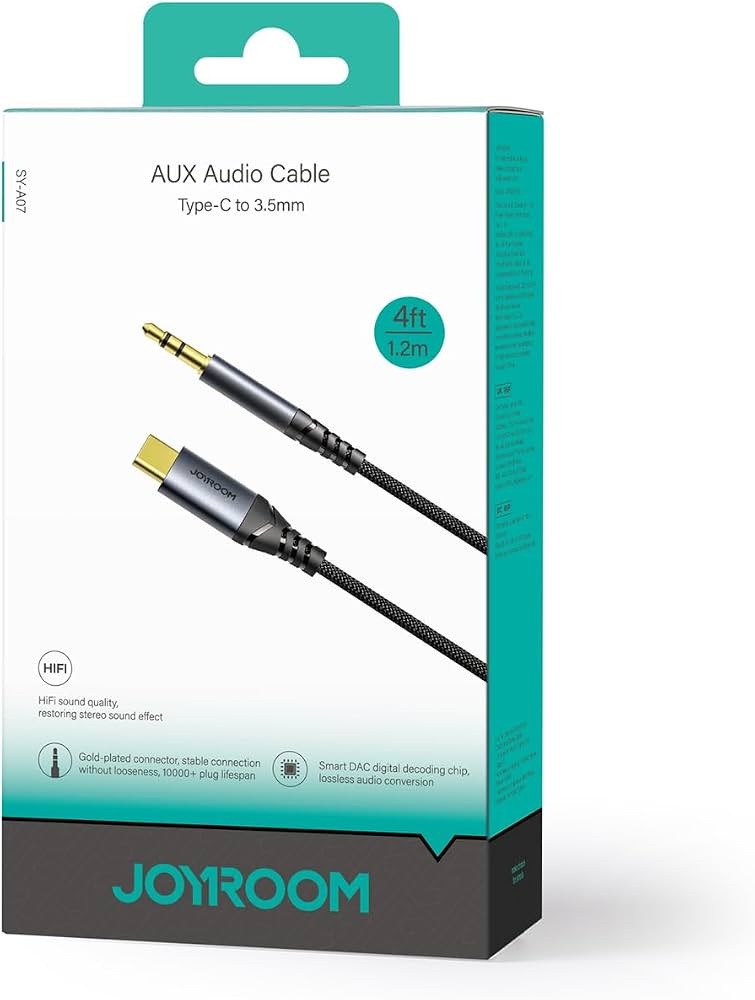 کابل تبدیل type-c به AUX برند joyroom